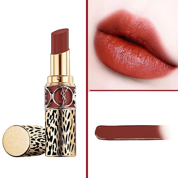 Son Yves Saint Laurent YSL Rouge Volupte Shine Limited Edition 139 Burgundy In Wild Màu Đỏ Nâu - Son Môi - Vua Hàng Hiệu
