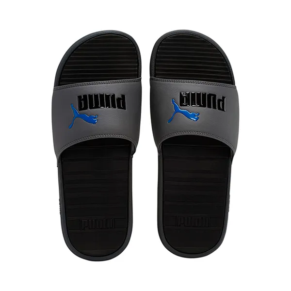 Dép Puma Cool Cat Men's Slides In Grey Màu Đen Xám Size 42