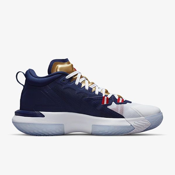 Giày Bóng Rổ Nike Jordan Zion 1 PF USA DA3129-401 Phối Màu Xanh Trắng - 1