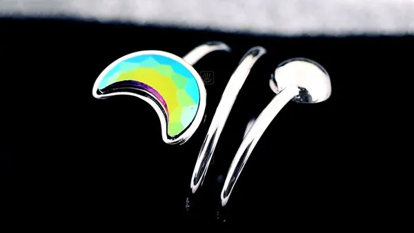 Nhẫn Saga 00124 WGGR-JZ Đính Đá Swarovski Màu Bạc - Trang sức - Vua Hàng Hiệu