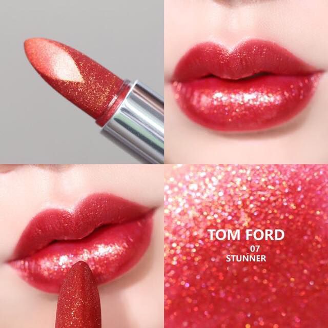 Son Tom Ford 07 Stunner Lip Spark Màu Đỏ Tươi - 2