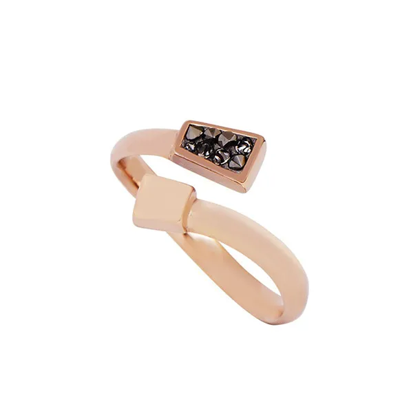 Nhẫn Saga 00125 RGBK-JZ Đính Đá Swarovski Màu Vàng Hồng - Trang sức - Vua Hàng Hiệu