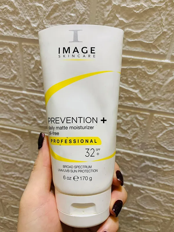 Kem Hỗ Trợ Chống Nắng Cho Da Dầu Image Backbar Prevention Daily Matte Moisturizer Oil Free SPF 32, 170g - Kem chống nắng - Vua Hàng Hiệu