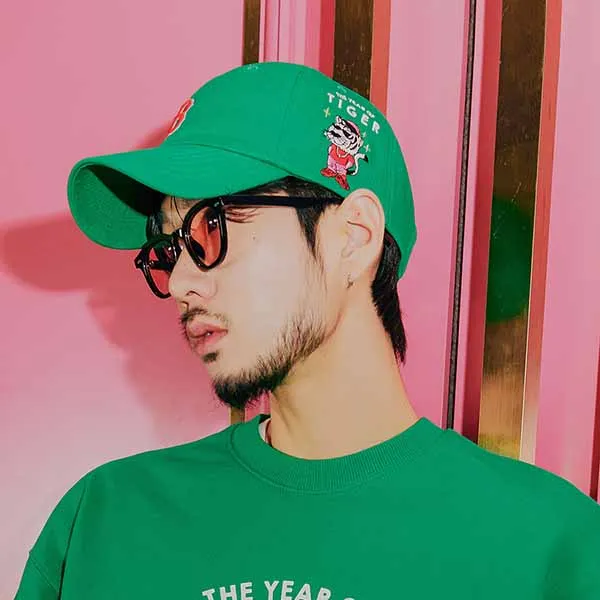 Mũ MLB The Year Of Tiger Unstructured Ballcap New York Yankees 3ACP0092N-43GNL Màu Xanh Lá Cây - Mũ nón - Vua Hàng Hiệu