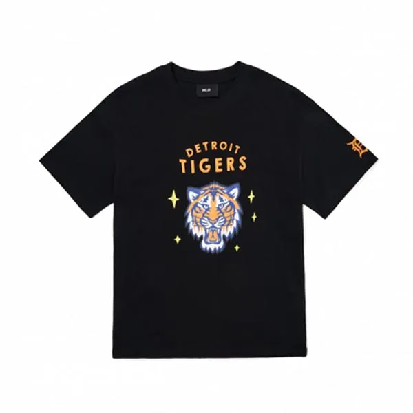 Áo Phông MLB The Year Of Tiger Short Sleeve T-Shirt Detroit Tigers 3ATSC2021-46BKS Màu Đen Size S - 1