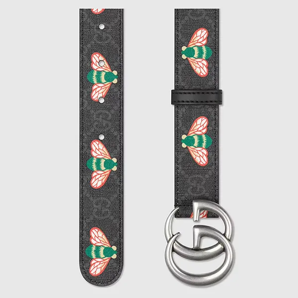 Thắt Lưng Gucci GG Marmont Thin Belt With Bees Size 90 - Thắt lưng - Vua Hàng Hiệu