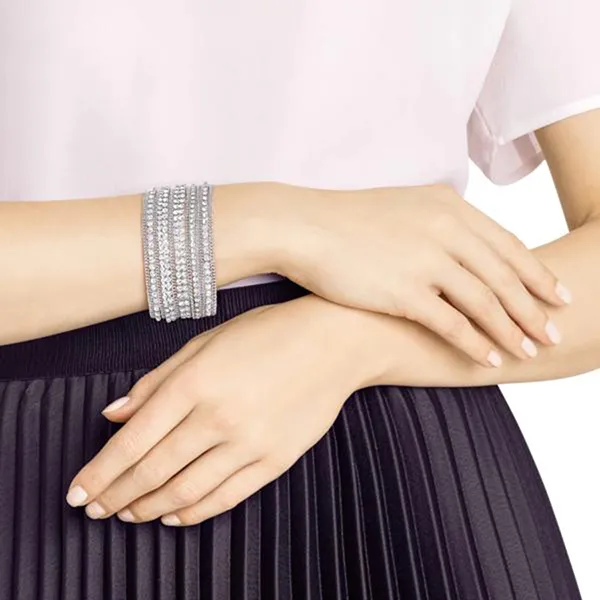 Vòng Đeo Tay Swarovski Fit Women's Bracelet Màu Bạc - Trang sức - Vua Hàng Hiệu