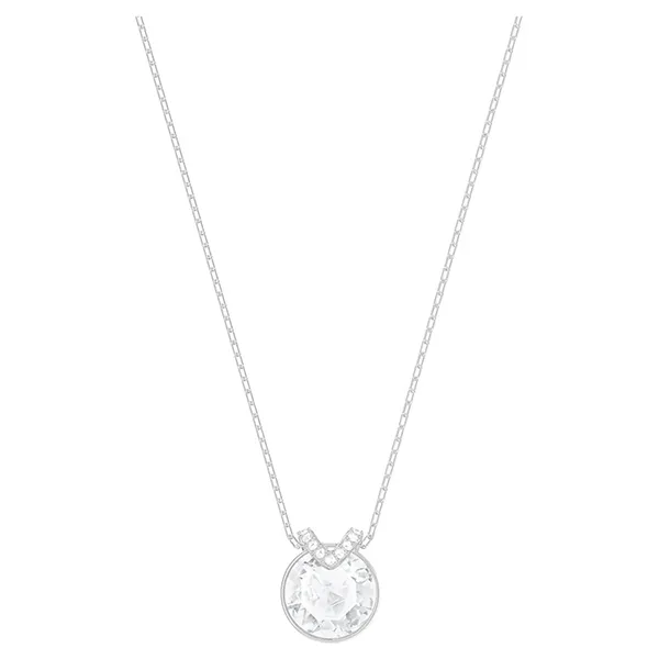 Dây Chuyền Swarovski Bella V Pendant White, Rhodium Plated 5535526