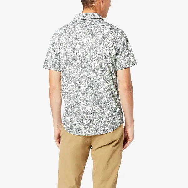 Áo Sơ Mi Cộc Tay Dockers Camisa Multicolor - Calce Regular Phối Màu
