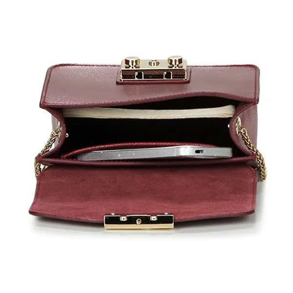 Túi Đeo Chéo Furla Metropolis Mini Shoulder Bag Màu Đỏ Cherry Ciliegia - Túi xách - Vua Hàng Hiệu