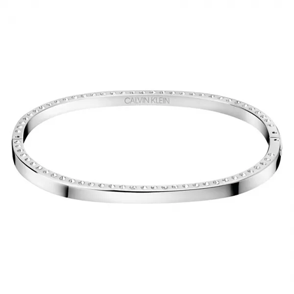 Vòng Đeo Tay Calvin Klein CK Hook Closed Bangle KJ06MD0404XS Màu Bạc