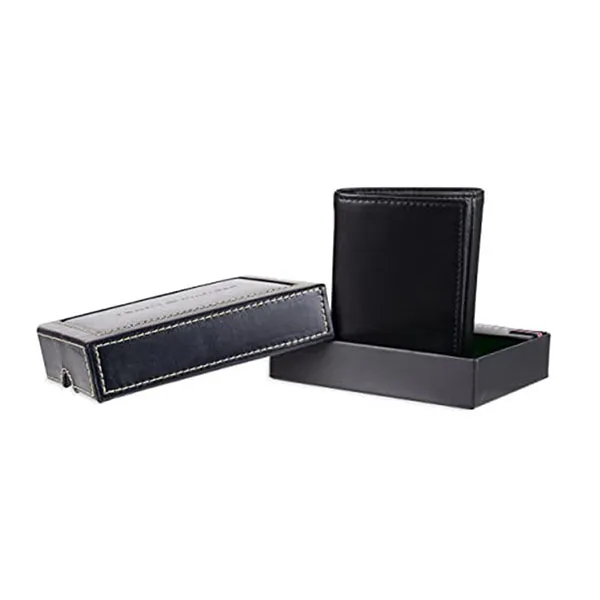 Ví Nam Tommy Hilfiger Leather Trifold Wallet 31TL110022 Màu Đen