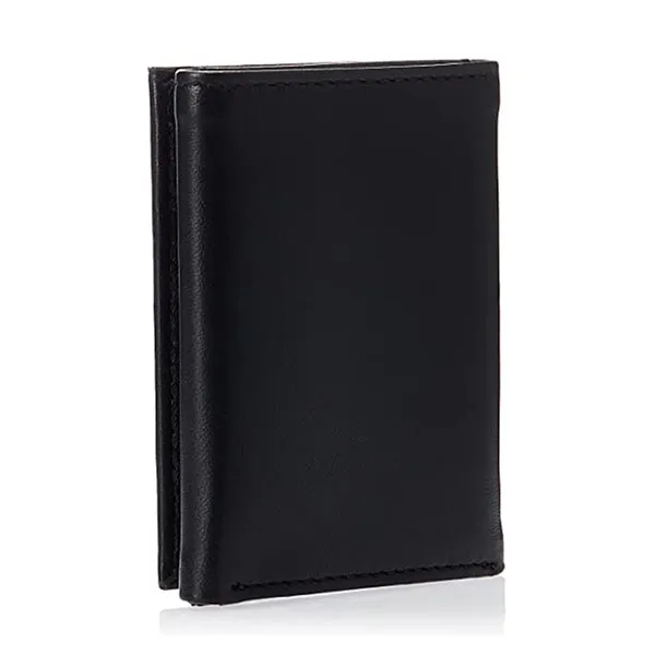 Ví Nam Tommy Hilfiger Leather Trifold Wallet 31TL110022 Màu Đen