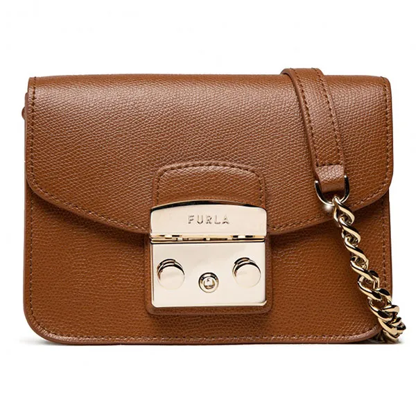 Túi Đeo Chéo Furla Metropolis WB00217 ARE000-03B00-100720 BG-B Cognac H Màu Nâu