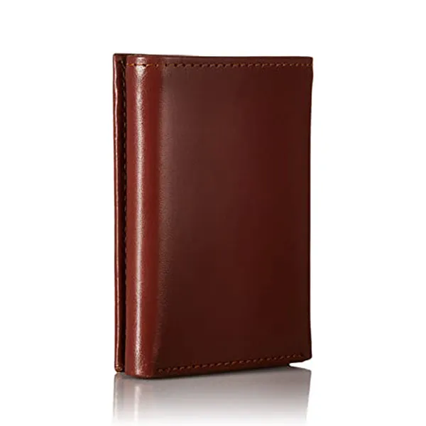 Ví Nam Tommy Hilfiger Leather Trifold Wallet Logo Chữ 31TL110022 Màu Nâu
