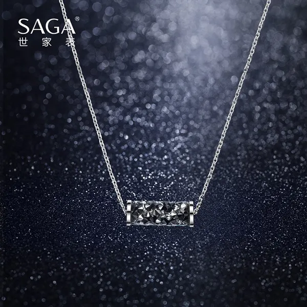 Dây Chuyền Saga 53555 SVBKSV-XL Màu Bạc - Trang sức - Vua Hàng Hiệu