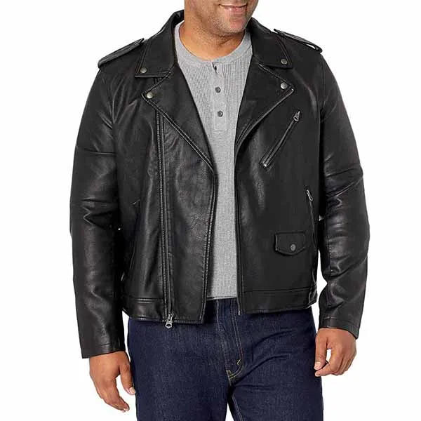Áo Khoác Da Nam Levi's Faux Leather Motorcycle Jacket Black Màu Đen - Thời trang - Vua Hàng Hiệu