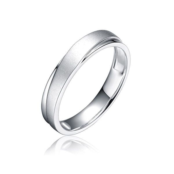 Nhẫn Cưới Meez Aurora Wedding Ring Vàng Trắng - 2