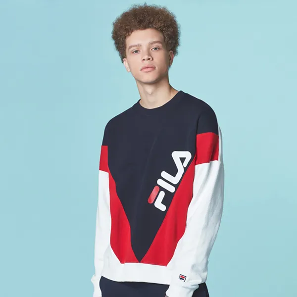Áo Nỉ Hoodie Tay Dài Unisex Fila - Bts Global Inline FS2POC1106X Phối Màu - Thời trang - Vua Hàng Hiệu