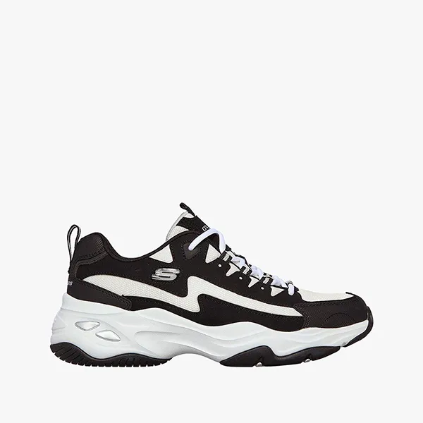 Giày Thể Thao Skechers Casual D'Lites 4.0 Màu Đen Trắng - Giày - Vua Hàng Hiệu