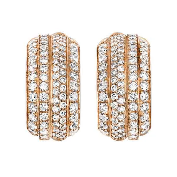 Khuyên Tai Piaget Rose Dimond Earrings G38PY700 Vàng Hồng - Trang sức - Vua Hàng Hiệu