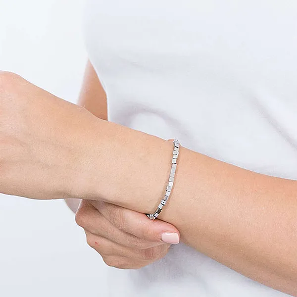 Vòng Đeo Tay Calvin Klein CK Tune Bracelet KJ9MMB040100 Màu Bạc - Trang sức - Vua Hàng Hiệu