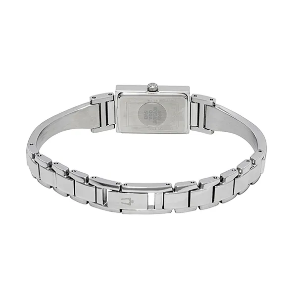 Đồng Hồ Nữ Bulova 96l138 Classic Black Dial Silver-Tone Stainless Steel Watch Màu Bạc Mặt Đen