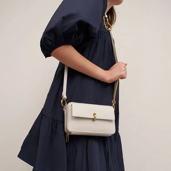 Túi Đeo Chéo Nữ Charles & Keith CNK Dancer Boxy Crossbody Bag - Ivory CK2-80840325