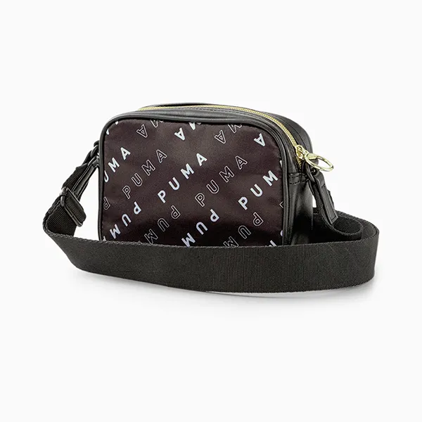 Túi Đeo Chéo Puma Classics Women’s Cross Body Bag Phối Màu Đen, Nâu Cafe - Túi xách - Vua Hàng Hiệu
