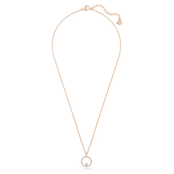 Dây Chuyền Swarovski Creativity Pendantcircular, White, Rose Gold-Tone Plated 5202446 - Trang sức - Vua Hàng Hiệu