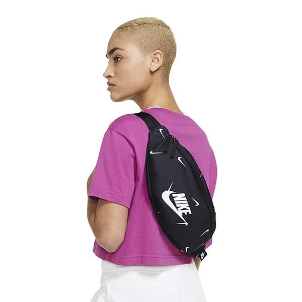 Túi Đeo Chéo Sportswear Nike Nk Heritage Hip Pack CV1082-010 Màu Đen