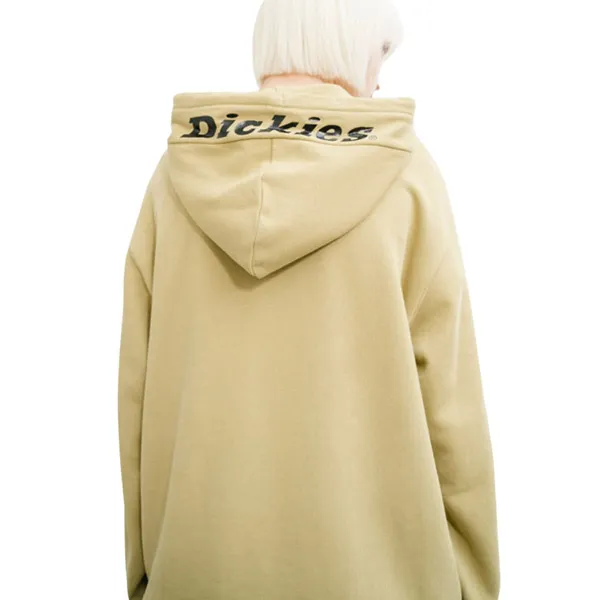 Áo Hoodie Dickies French Terry Embroidery Brand Logo Badge Khaki DK008718KHK Màu Nâu