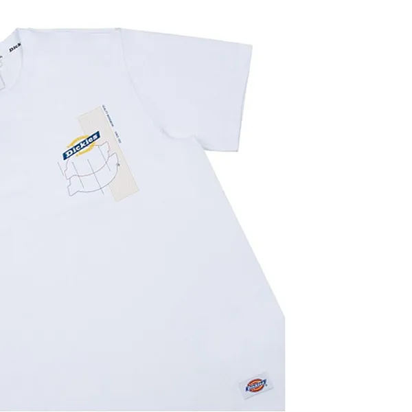 Áo Thun Dickies Jersey Brand Logo Print Short Sleeve White DK008752C4D