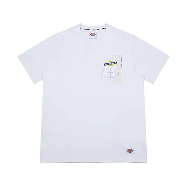 Áo Thun Dickies Jersey Brand Logo Print Short Sleeve White DK008752C4D
