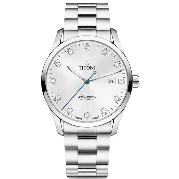 Đồng Hồ Nam Titoni 83743 S-581 39mm Màu Bạc - Đồng hồ - Vua Hàng Hiệu