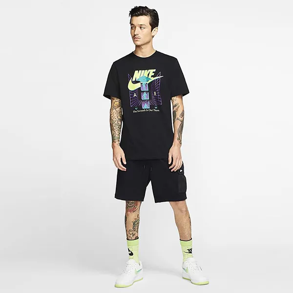 Áo Thun Nike As M Nsw Alien Abduction ‘Black’ Tshirt CU6949-010 Màu Đen Size M