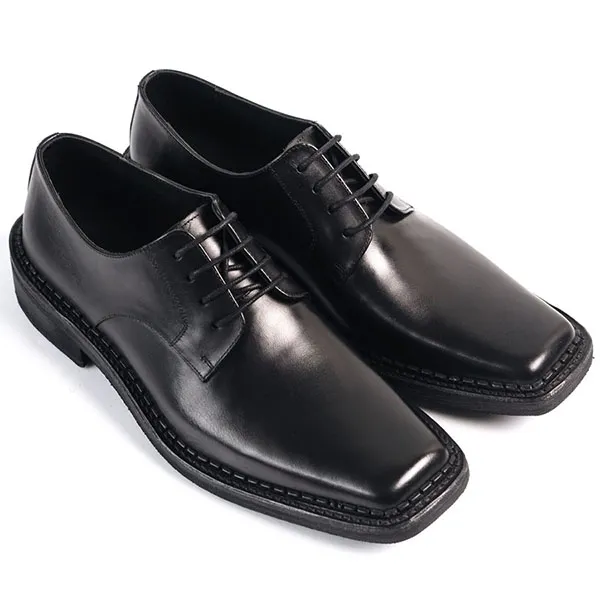 Giày Tây Be Classy The Countryman Square Toe Derby - DB24 Màu Đen