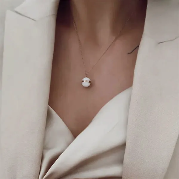 Dây Chuyền Daniel Wellington Aspiration Necklace DW00400157 Màu Vàng Hồng - Trang sức - Vua Hàng Hiệu