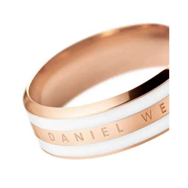 Nhẫn Daniel Wellington Emalie Ring Satin White DW00400039 Màu Vàng Hồng 56 - Trang sức - Vua Hàng Hiệu