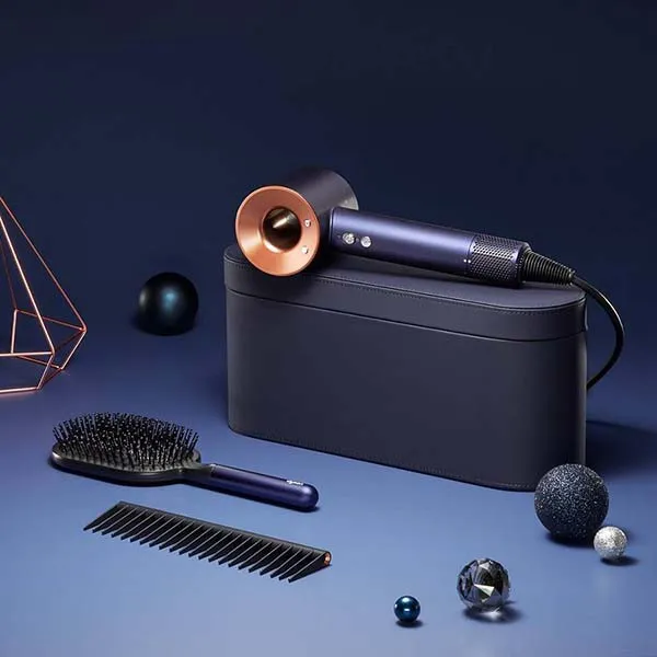 Máy Sấy Tóc Dyson Supersonic Hair Dryer (Fuchsia/Nickel) HD07 Màu Xanh Navy