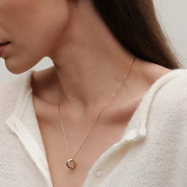 Dây Chuyền Daniel Wellington Elan Necklace DW00400158 Màu Vàng Hồng - Trang sức - Vua Hàng Hiệu