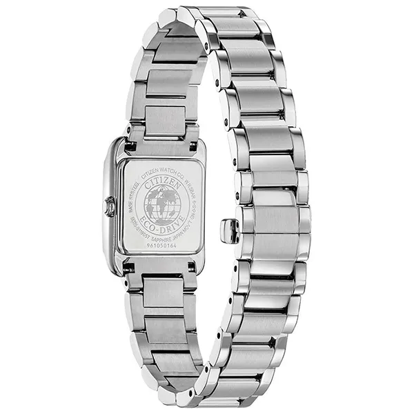 Đồng Hồ Nữ Citizen L Ladies Eco-Drive EW5551-56N Sapphire Class Màu Bạc Mặt Xanh