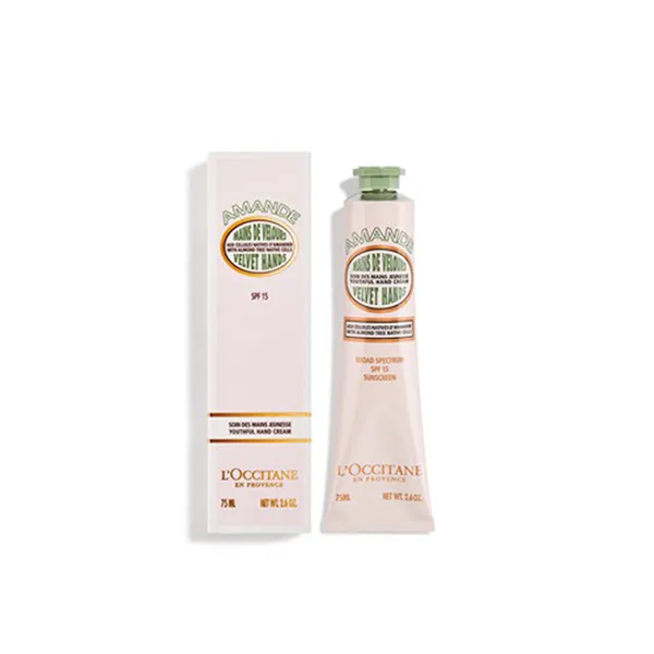 Kem Dưỡng Da Tay L'Occitane Almond Hand Cream SPF 15 Sunscreen 75ml