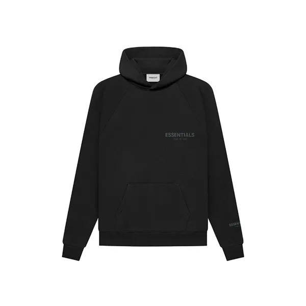 Áo Hoodie Fear of God Essentials Pullover Hoodie Stretch Limo Màu Đen - Thời trang - Vua Hàng Hiệu