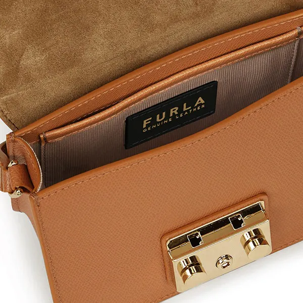 Túi Đeo Chéo Furla Metropolis Mini Miele Màu Nâu