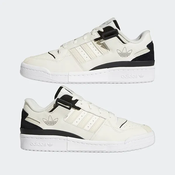 Giày Thể Thao Adidas Forum Exhibit Low Màu Trắng Đen Size 41