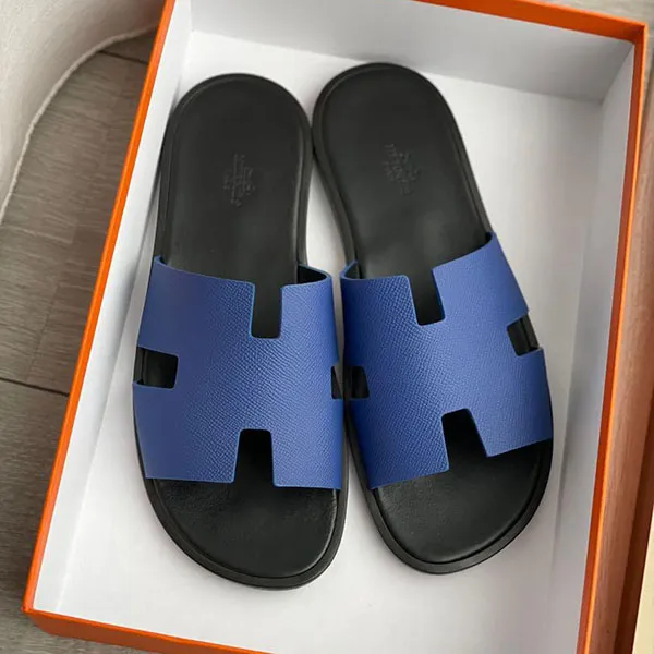 Dép Hermès Izmir Sandal Màu Xanh Đen Size 40 - Dép - Vua Hàng Hiệu