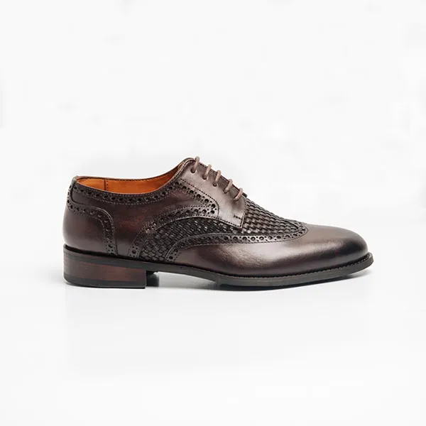 Giày Tây Be Classy Classic Brogues Derby - Limited Edition - DB19 Màu Nâu