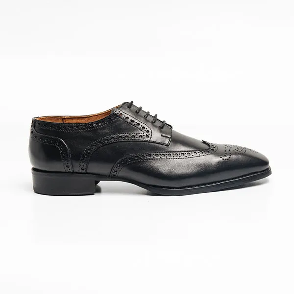 Giày Tây Be Classy Wingtip Derby Brogues - DB17 Màu Đen - Giày - Vua Hàng Hiệu