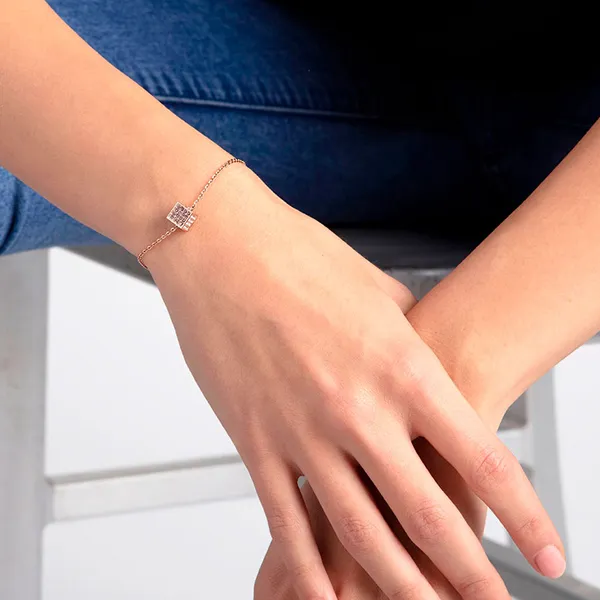 Vòng Đeo Tay Calvin Klein CK Rocking Bracelet KJ9CPB140100 Vàng Hồng
